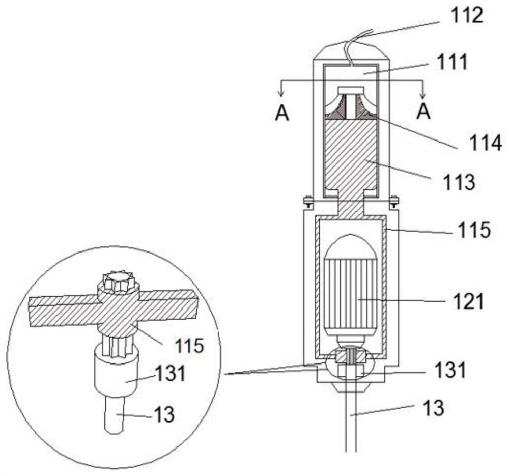 Construction method of spiral impact drilling device suitable for rock and soil