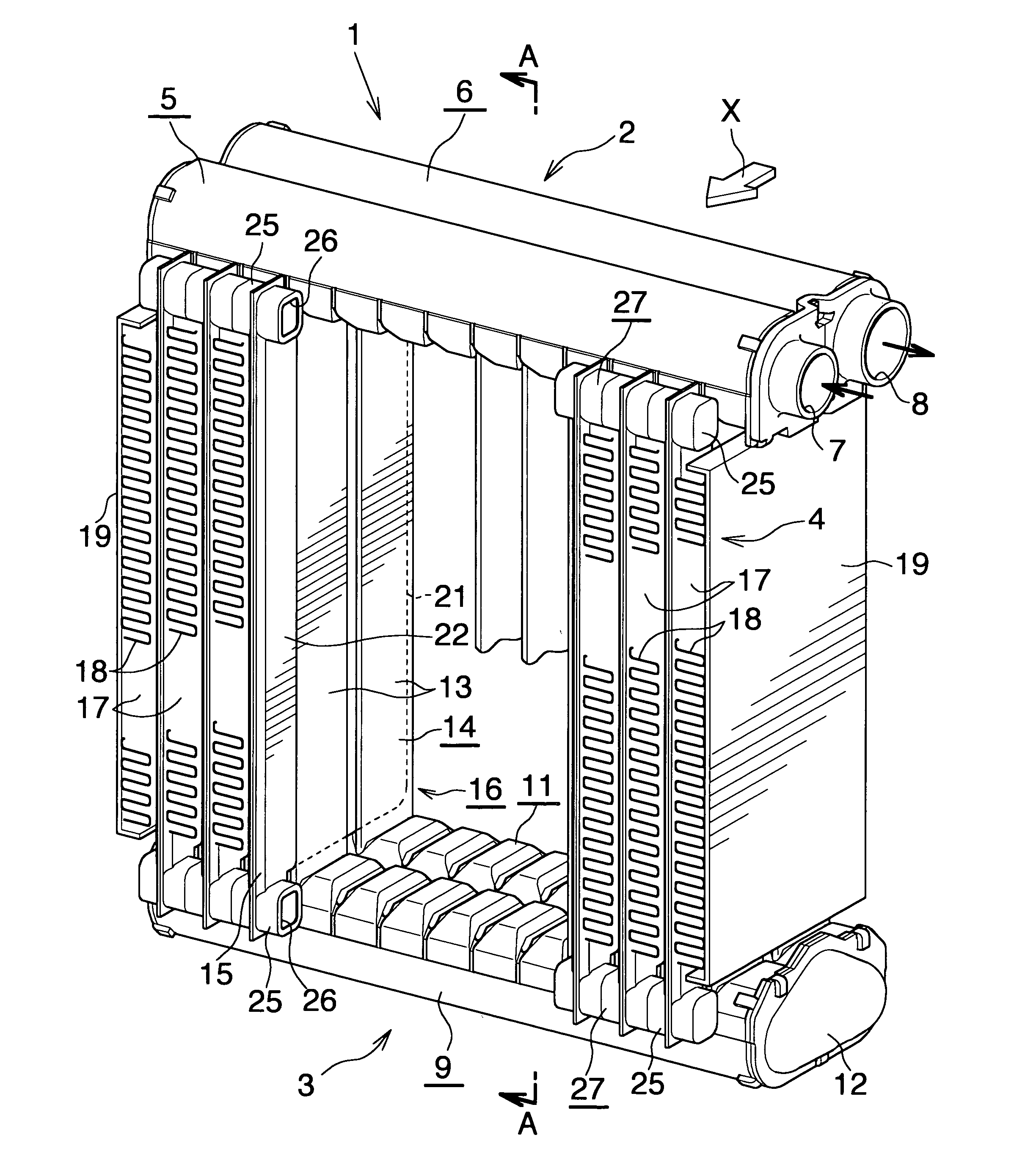 Evaporator with cool storage function