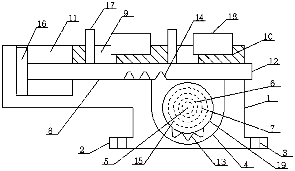 Rapid hammering device for part machining