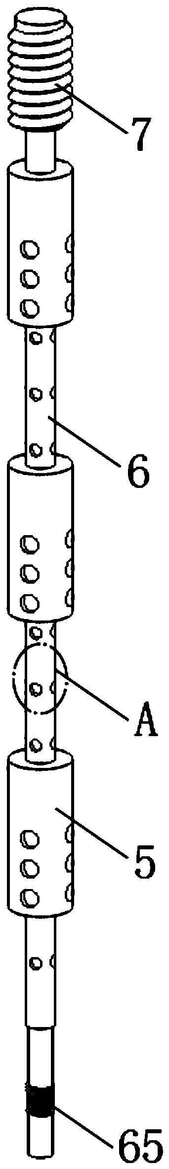 Tension-compression coupled pressure-absorbing energy-absorbing grouting bolt for large deformation of surrounding rock and its working method