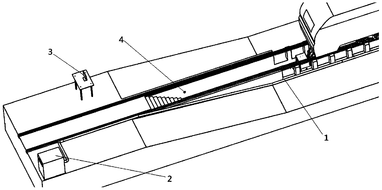 Rail transit vehicle bottom automatic purging system