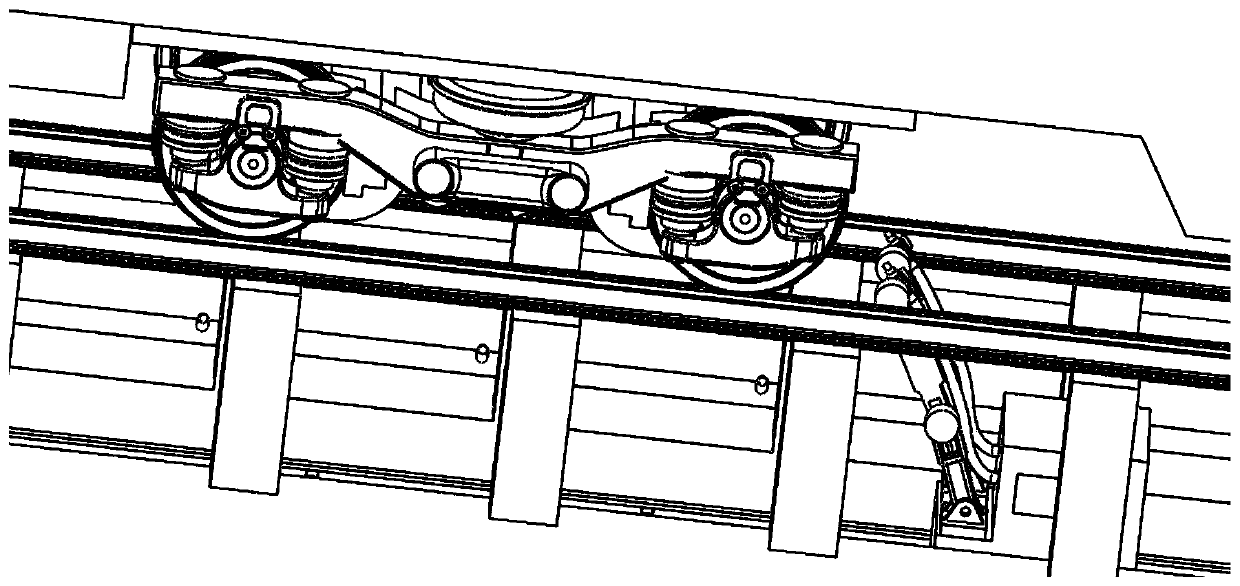 Rail transit vehicle bottom automatic purging system