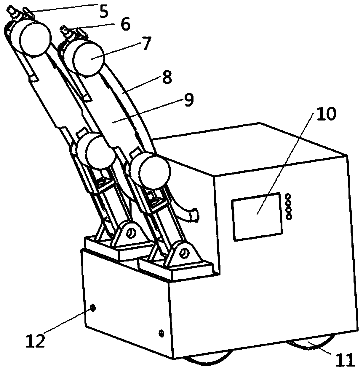 Rail transit vehicle bottom automatic purging system