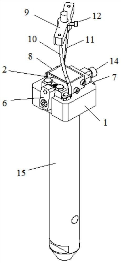 An adjustable protection device applied to blade finishing