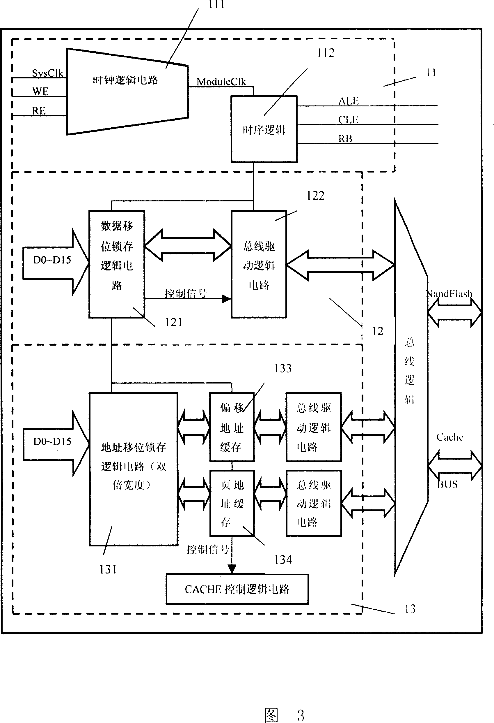 Program code memory bank in processor piece based on FLASH structure and method for realizing execution in code piece