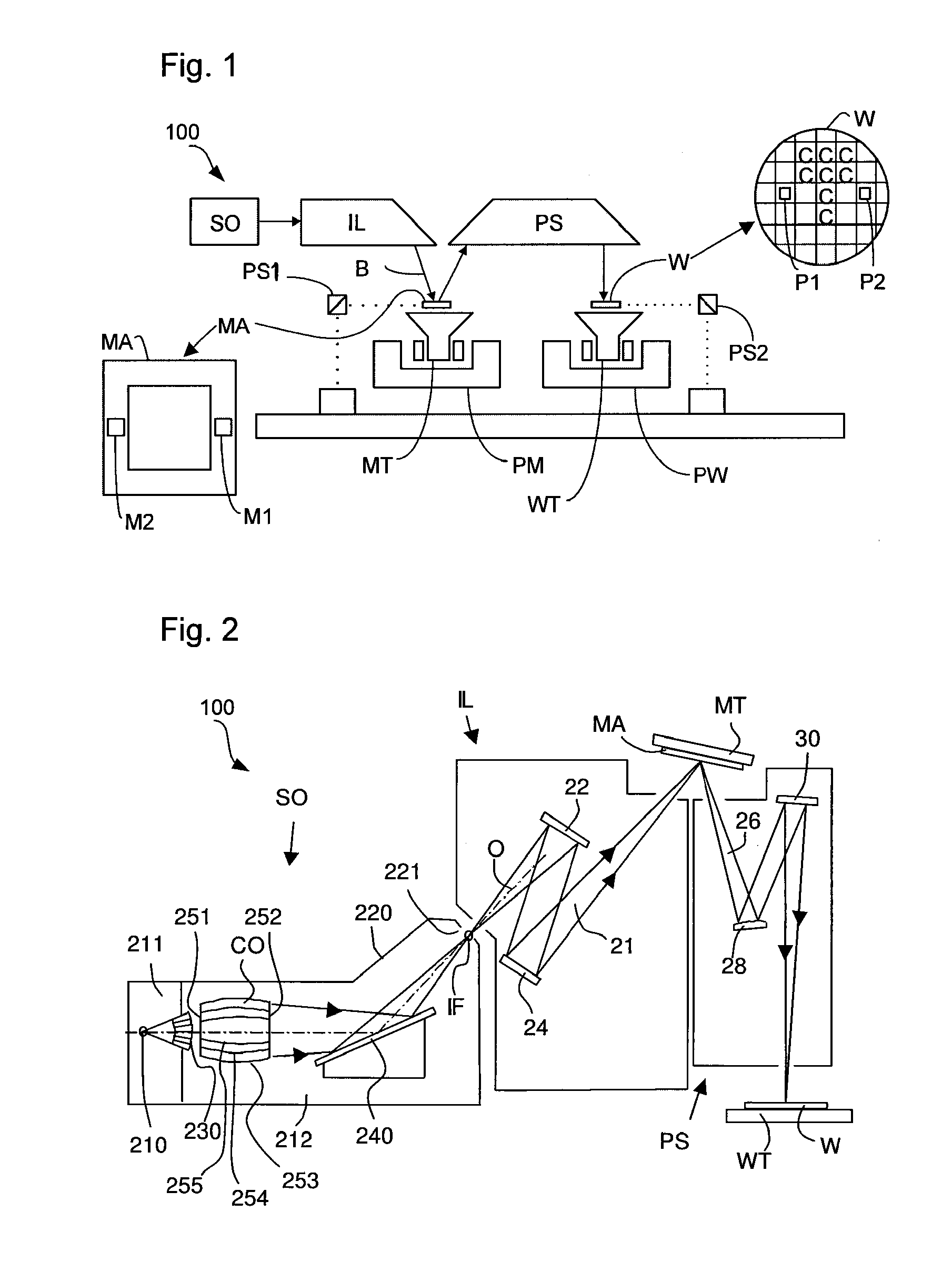 Reflective optical components for lithographic apparatus and device manufacturing method