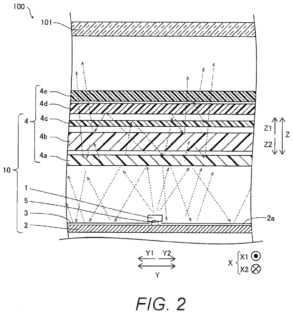 Lighting device with substrate and reflective sheet and display device having lighting device with substrate and reflective sheet