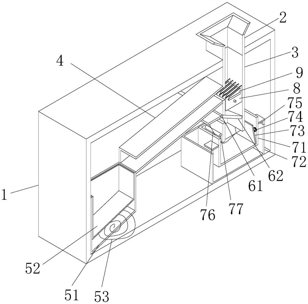 Environmentally friendly garbage automatic sorting device