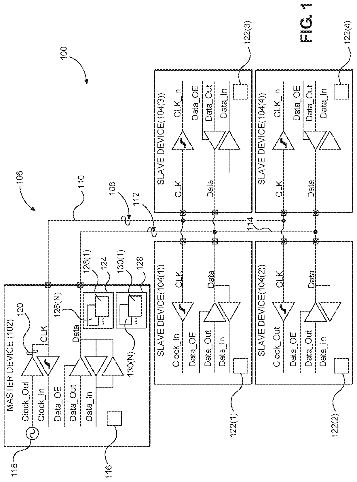 Phase alignment in an audio bus