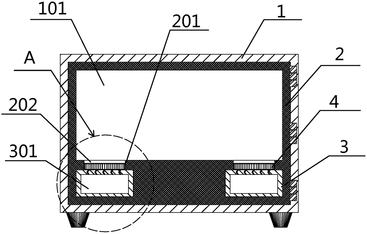 Safety box with automatic fire extinguishing function