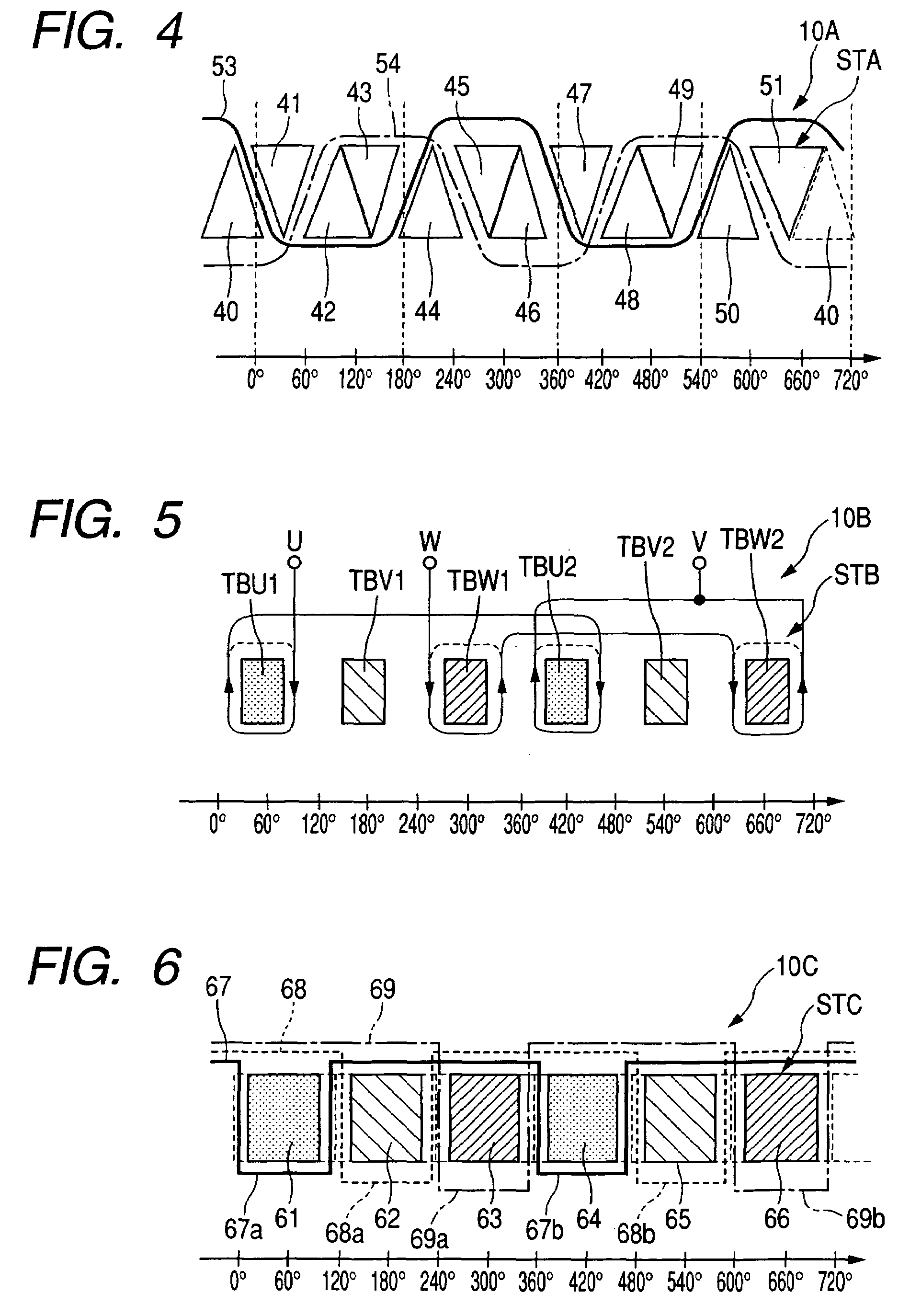 Motor with simplified structure and related control device