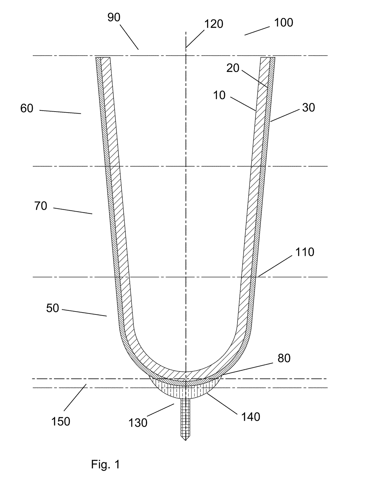 Knit Prosthetic Liner Textile With Differentiated Knit Fabric Exterior