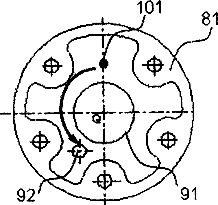 Silencing device of compressor