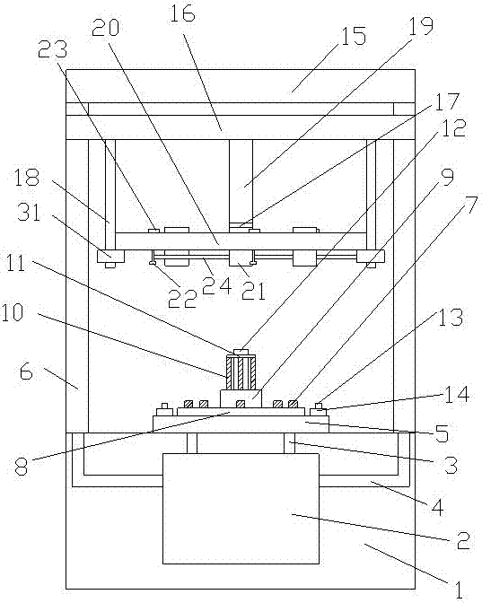 An extrusion molding device