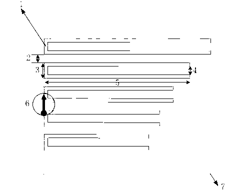 Chipless radio frequency identification (RFID) electronic tag based on pole identification