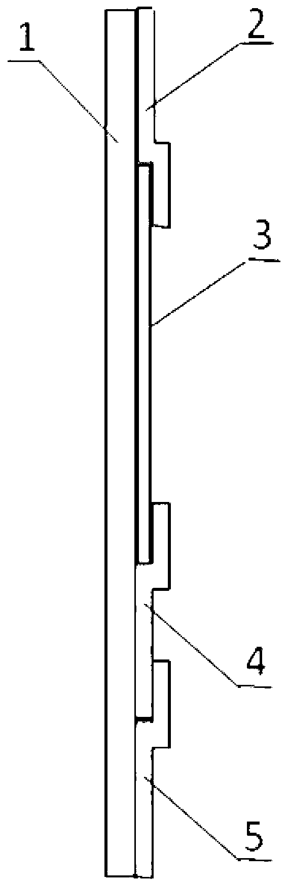 Immunochromatography test strip for synchronously detecting mixed pollution of aflatoxin, ochratoxin A and zearalenone, and preparation method