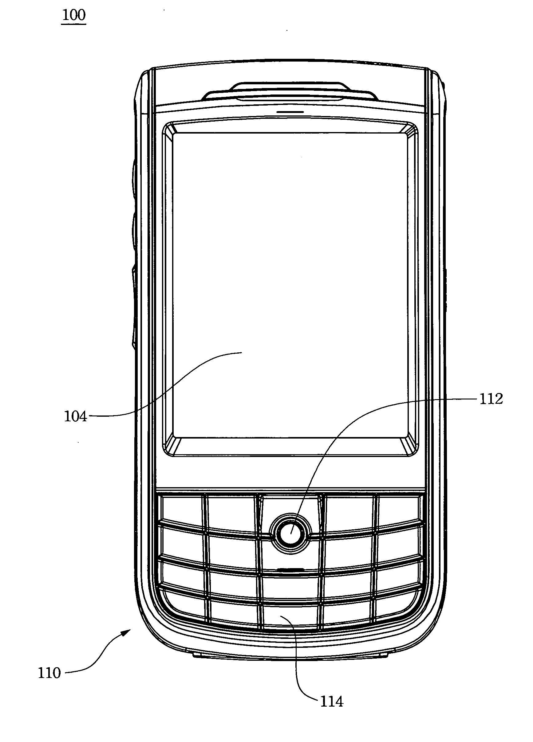 Mobile phone keypad design