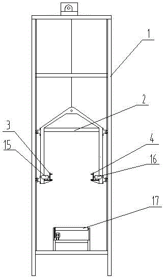 Stacking machine for dense repository