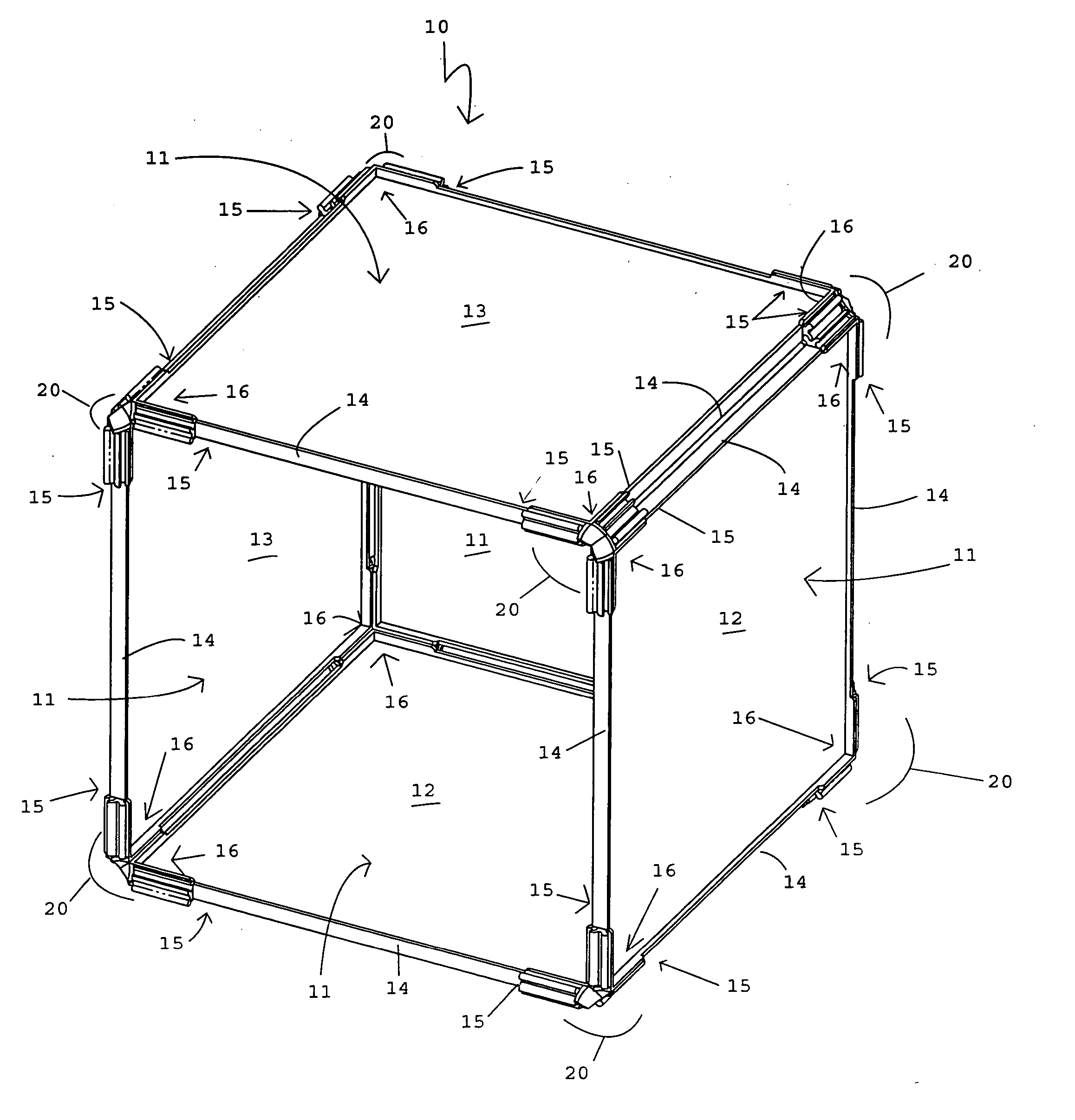 Snap and slide together connectors