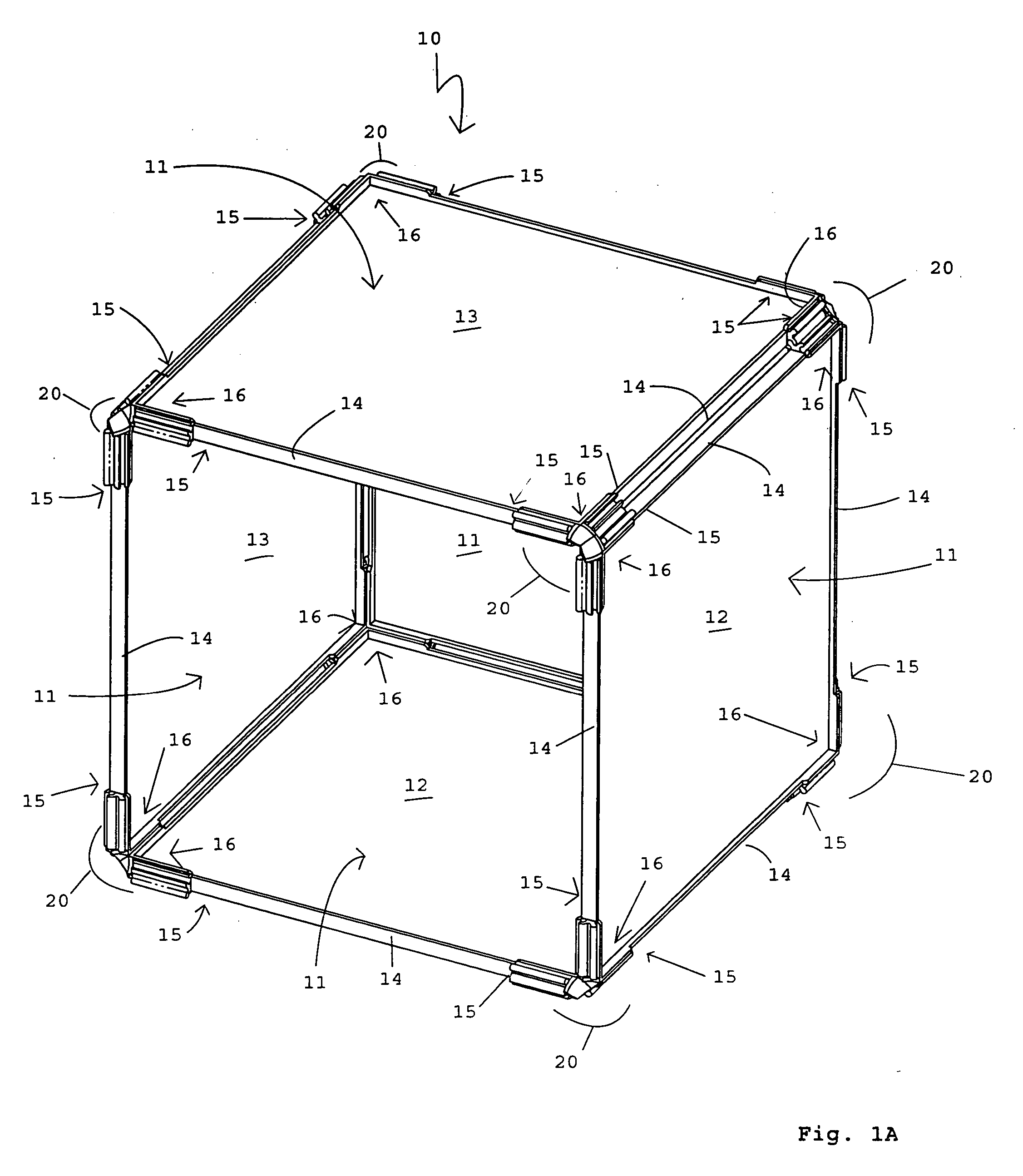 Snap and slide together connectors