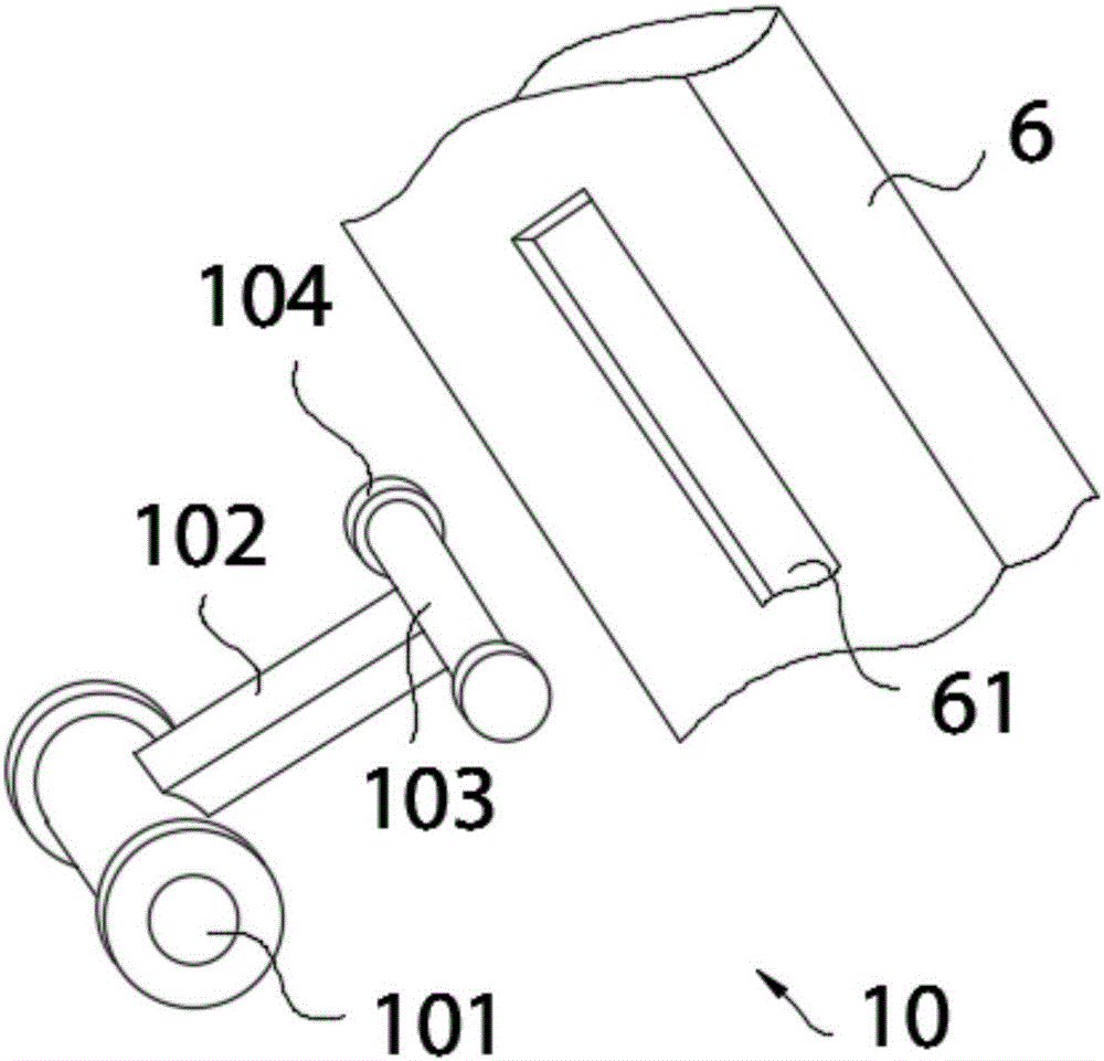 Accurate positioning industrial mechanical claw