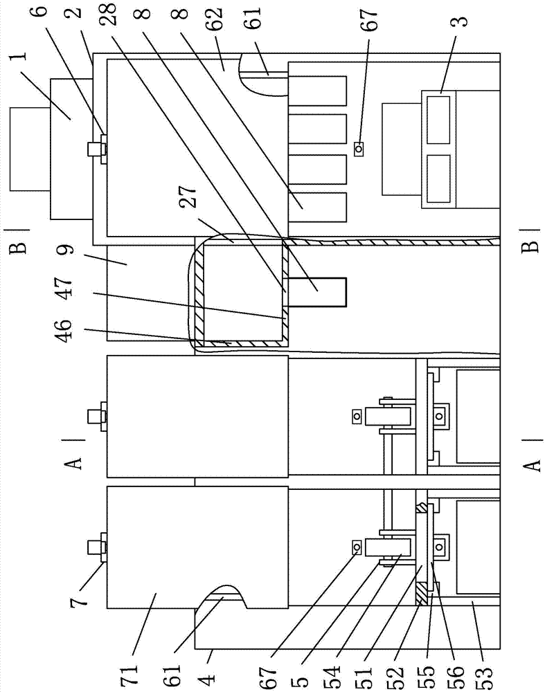 Indoor dedusting room of machine shop