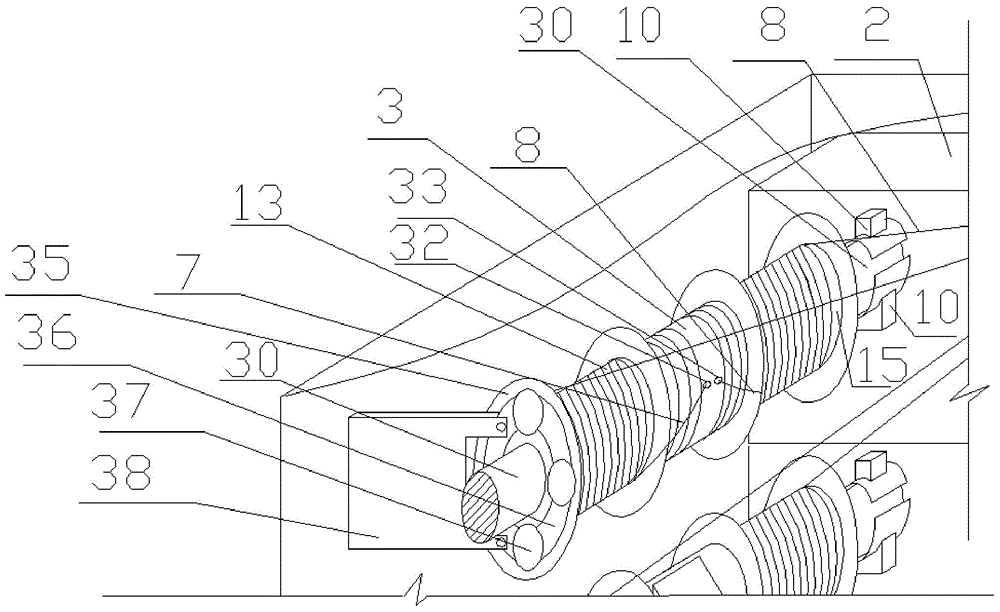 Multifunctional rope releasing device for lifting machine