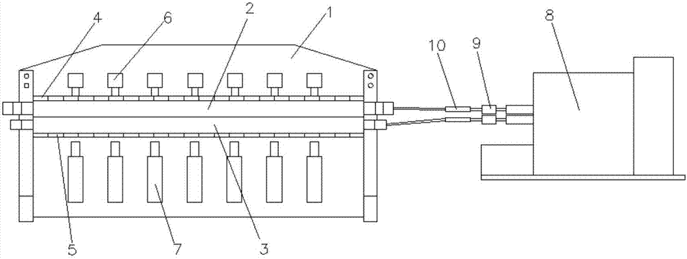 An automatic 9-13m stainless steel composite plate straightening machine