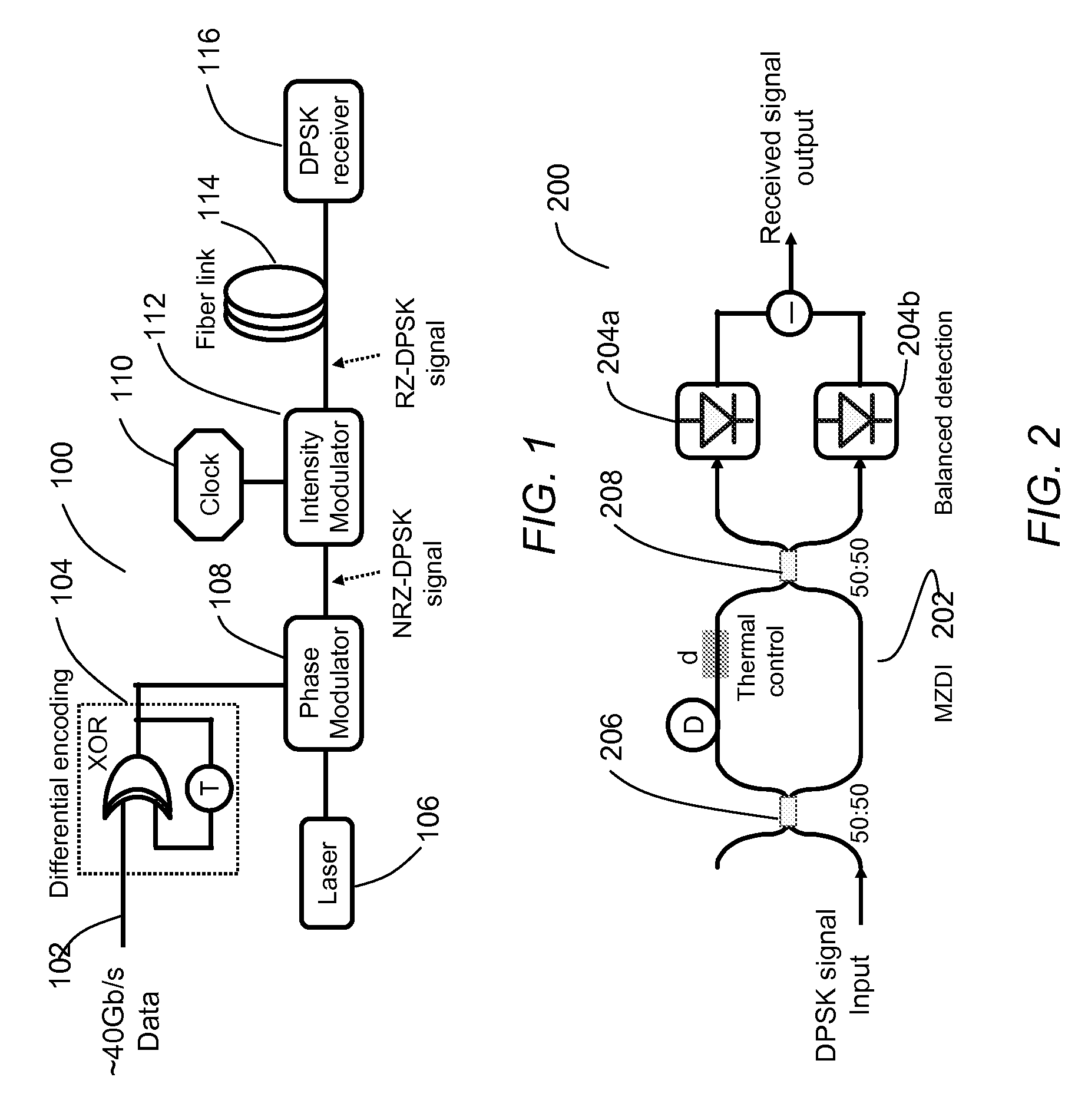 Colorless Differential Phase Shift Keyed and Low Crosstalk Demodulators