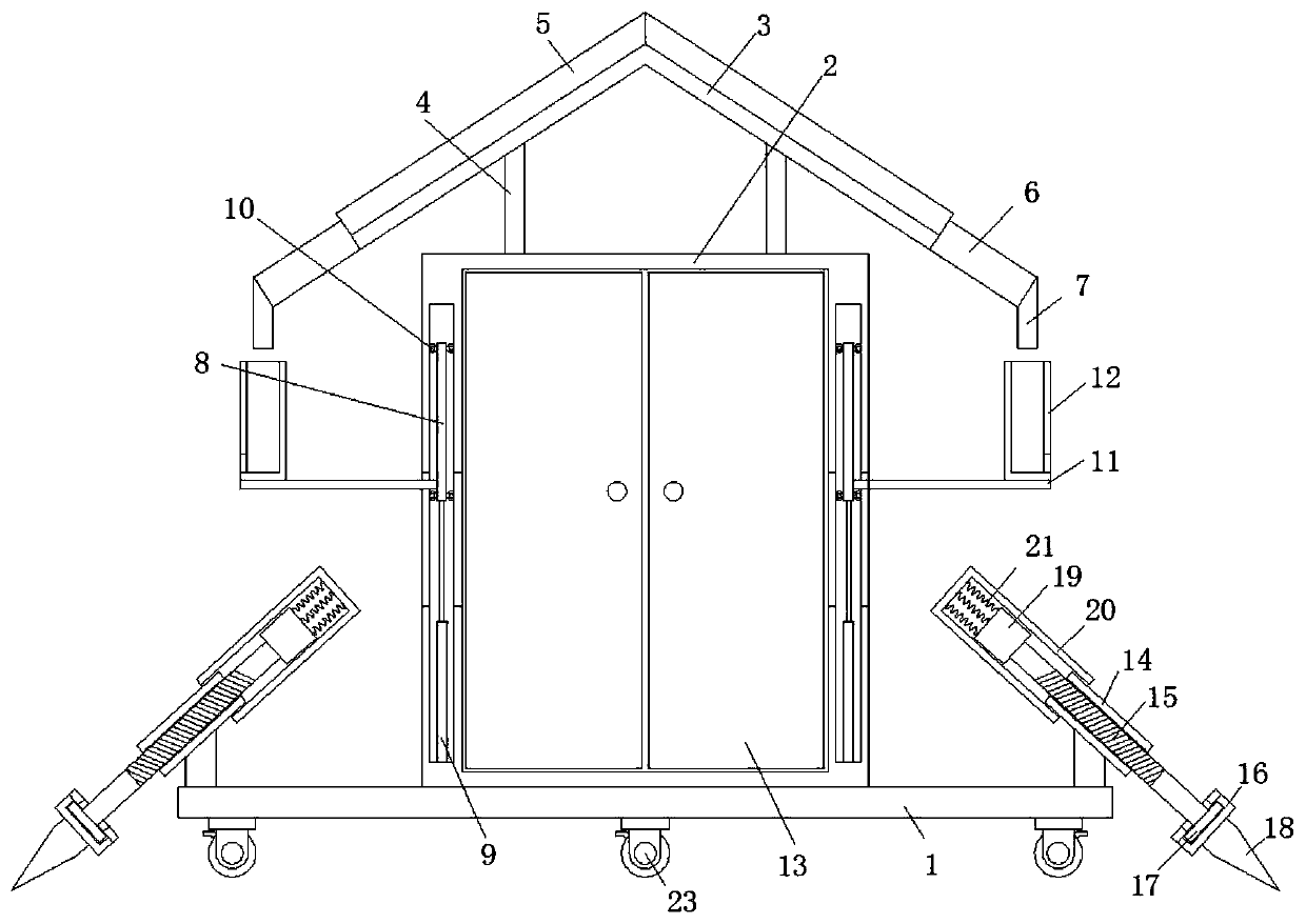 Outdoor electric control cabinet