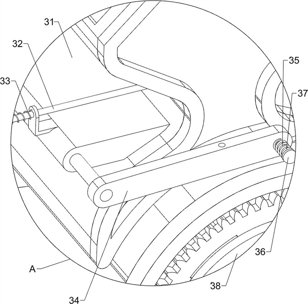 Automatic crushing device for blocky rare earth