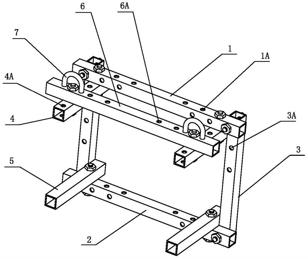 A kind of sling for sand core of semi-suspension wall structure and its hoisting method