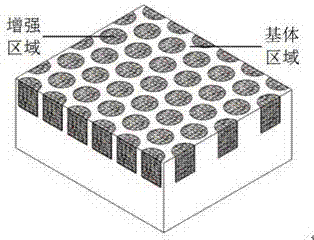 Powder metallurgy preparation method of localization reinforced composite