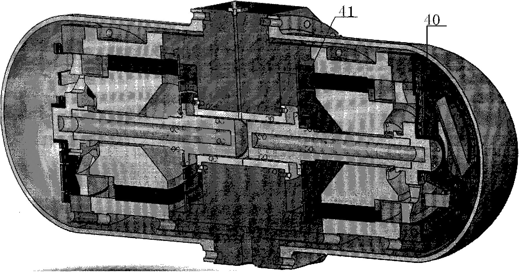 Linear compressor of plate spring supporting system adopting two different types of lines