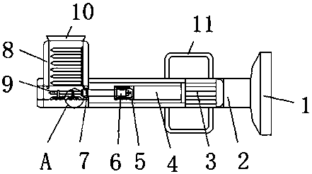 Mechanically automatic nail driving device