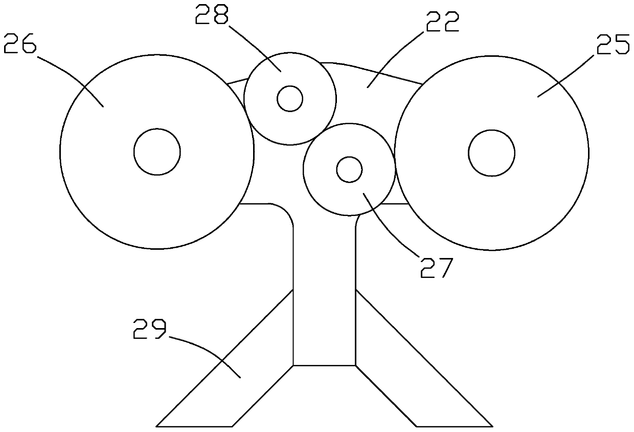 Punching device used for production of pipe molds