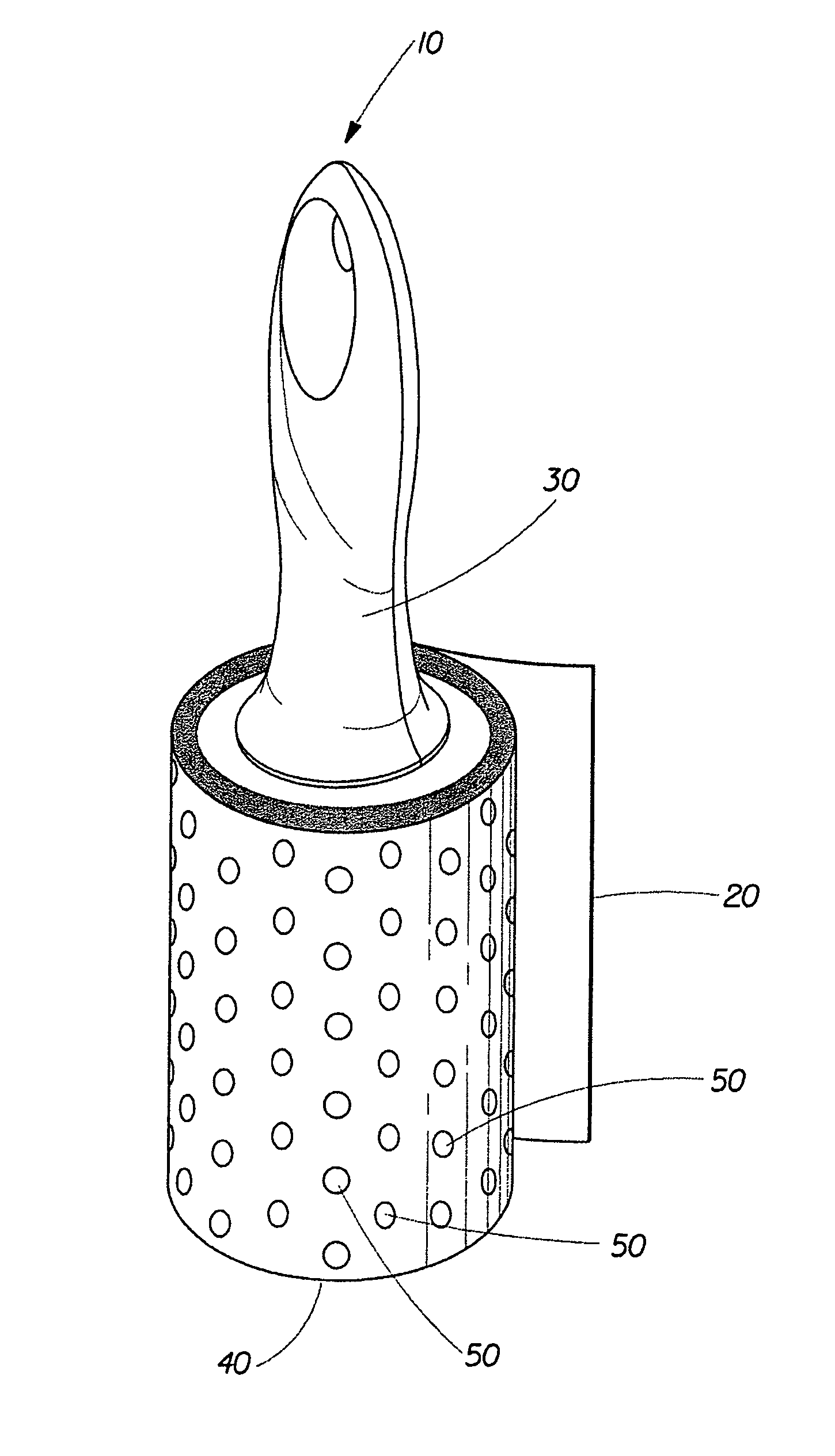 Roller for providing benefits to fabric