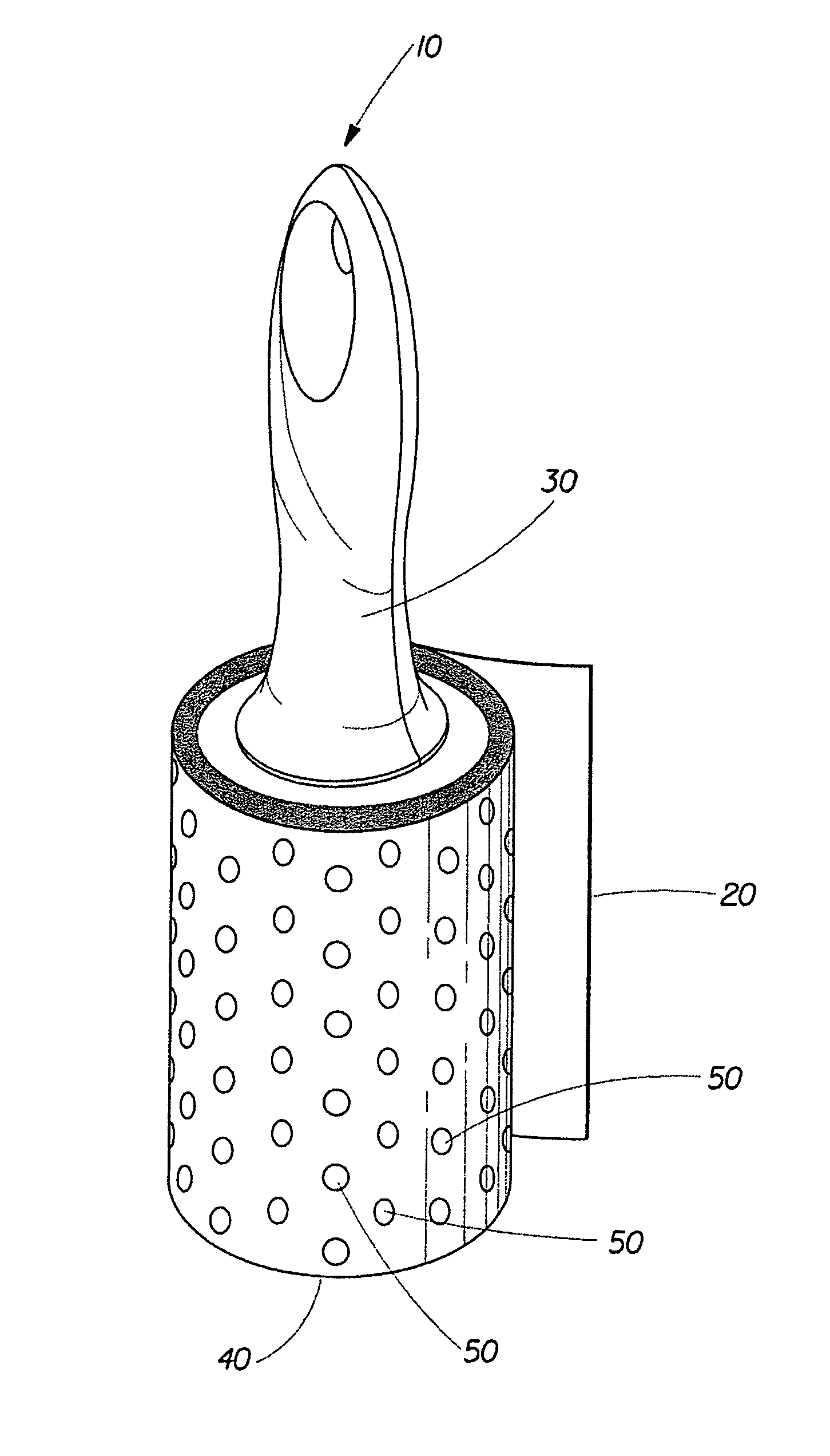 Roller for providing benefits to fabric