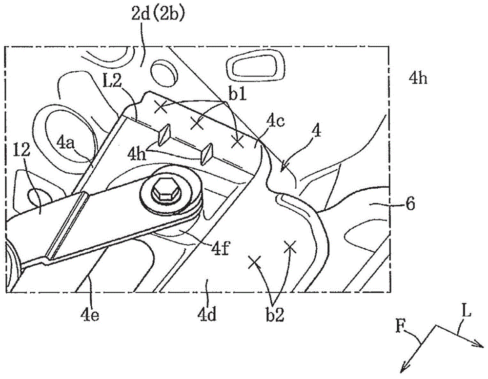 Front vehicle-body structure of vehicle