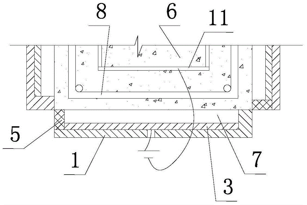 Device and method for performing construction by taking marine sand as concrete fine aggregates