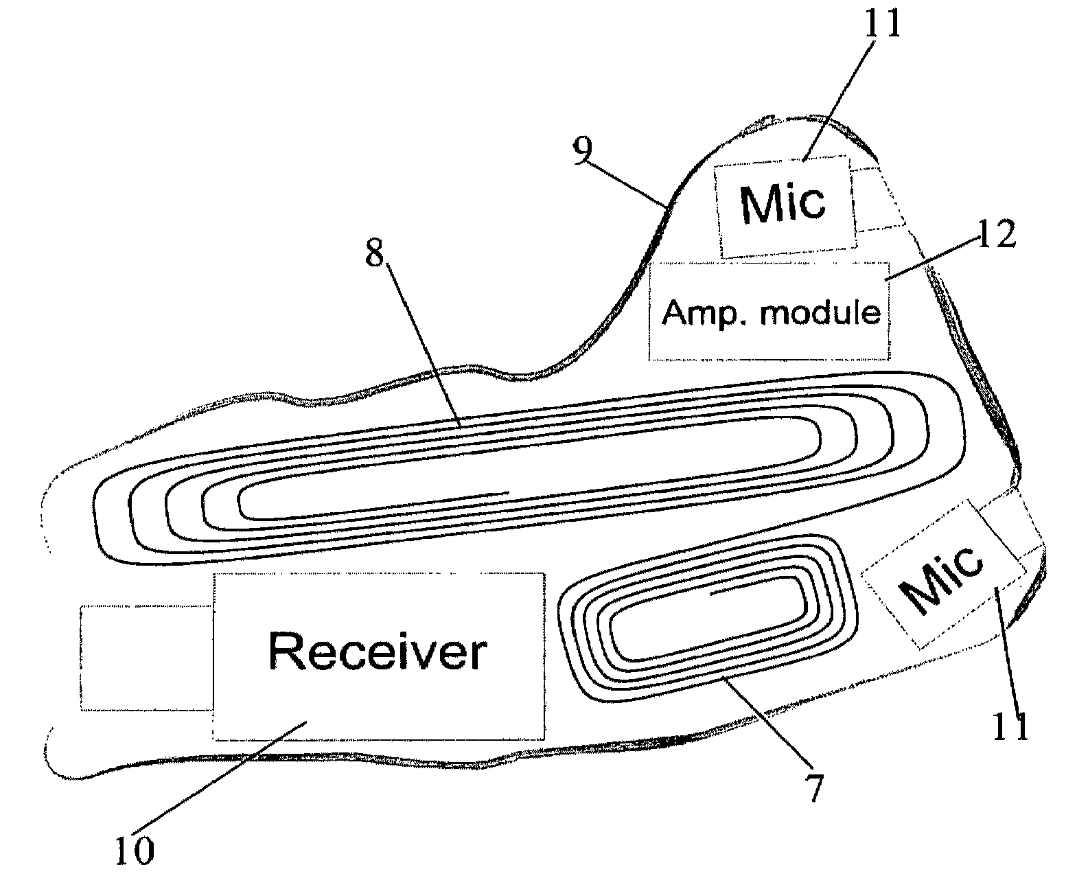 Hearing aid with rechargeable battery and rechargeable battery