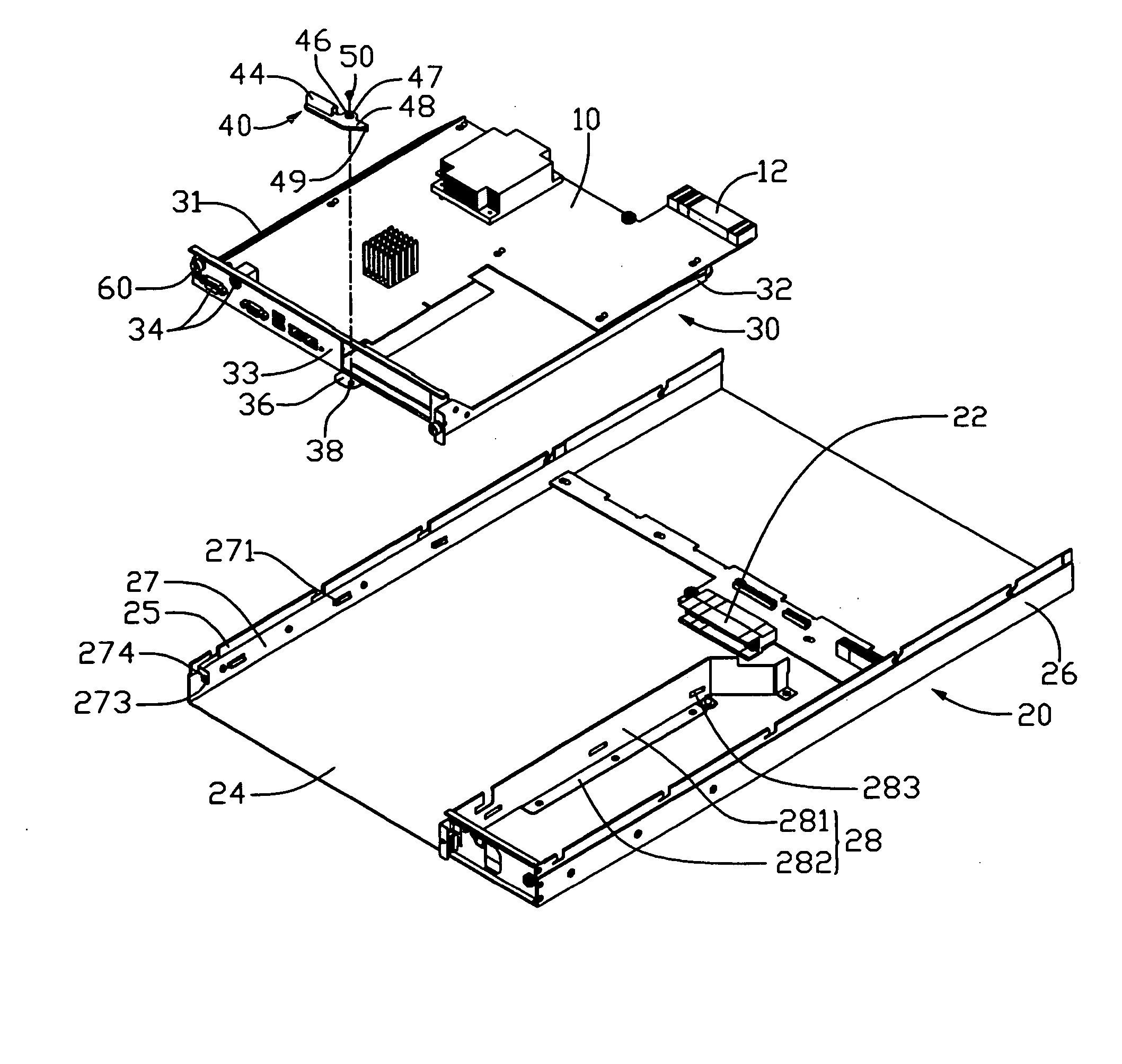 Ejector for motherboard