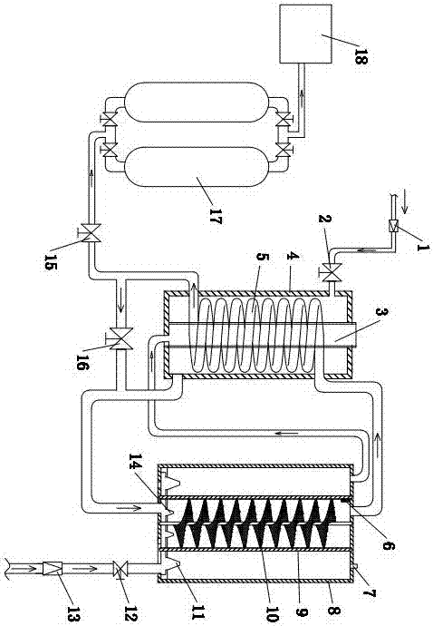 Application of ammonia gas in sofc battery and its application device