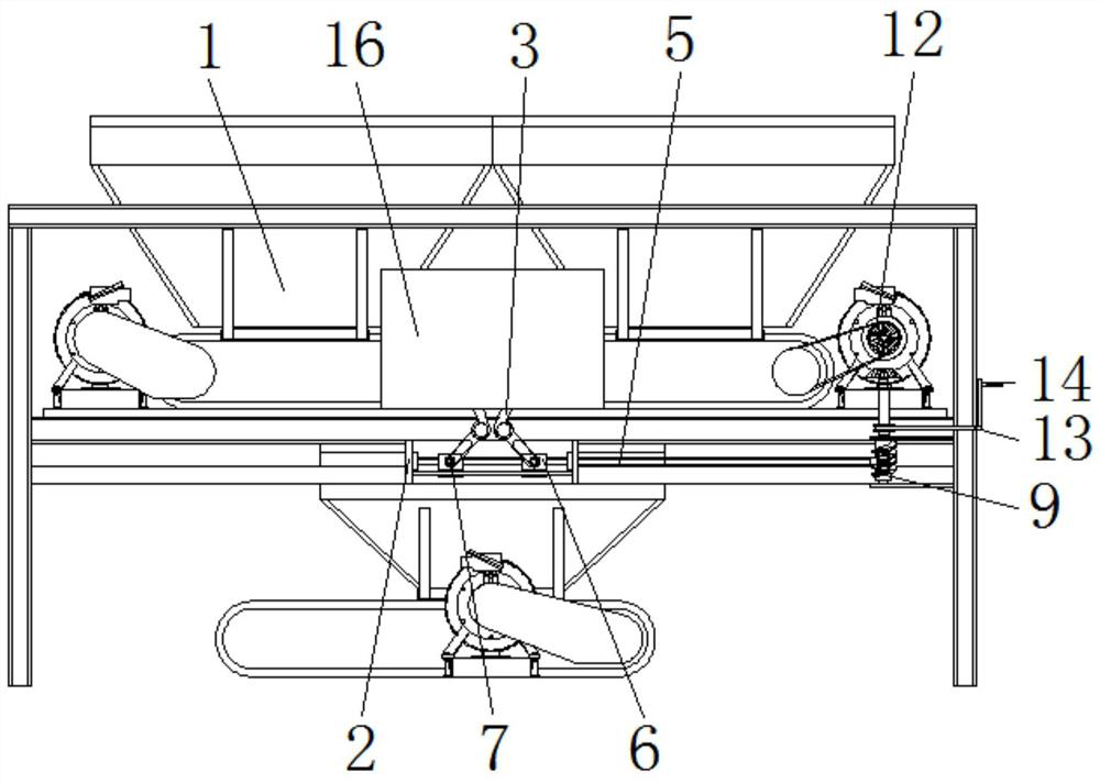 Automatic concrete proportioning device for municipal building construction