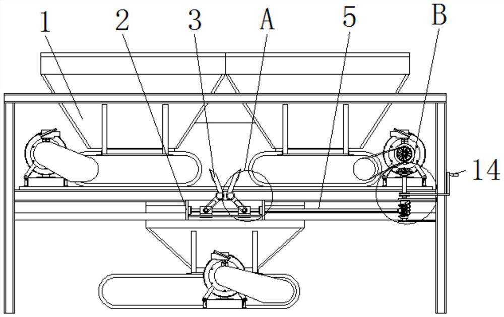 Automatic concrete proportioning device for municipal building construction