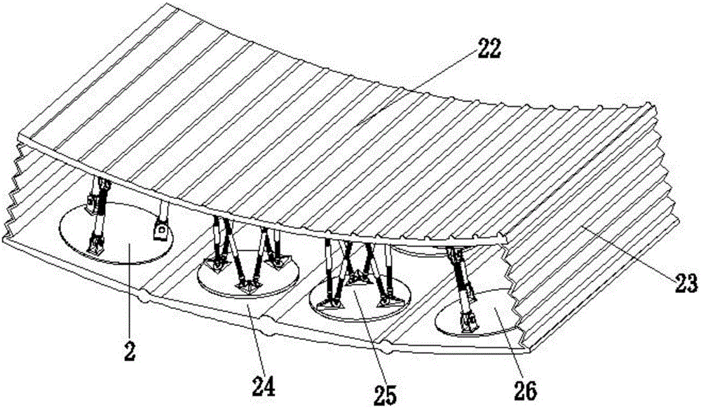 Multiple-DOF (degree of freedom) buttock massage robot based on double parallel mechanisms