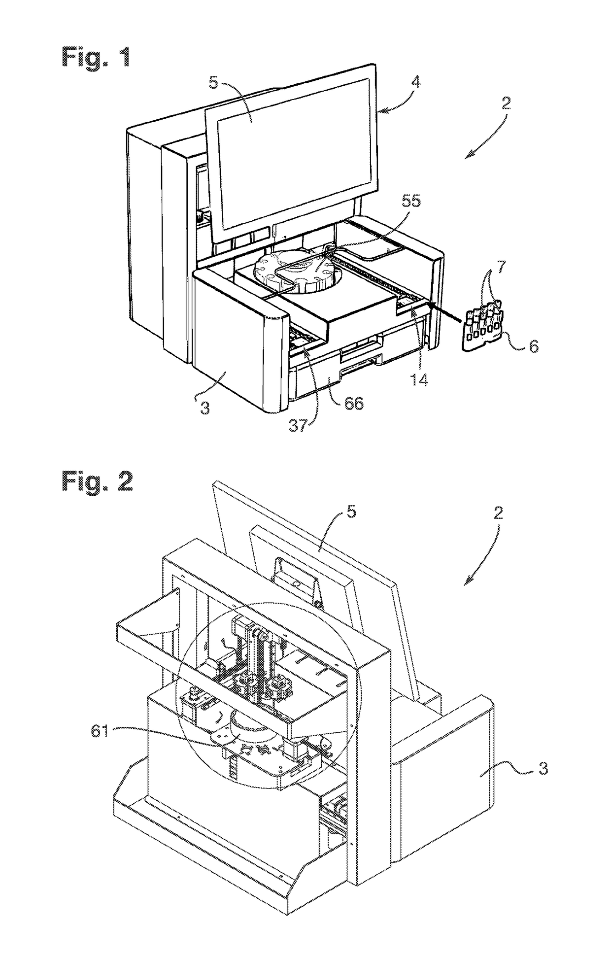 Analysis device for in vitro diagnostics