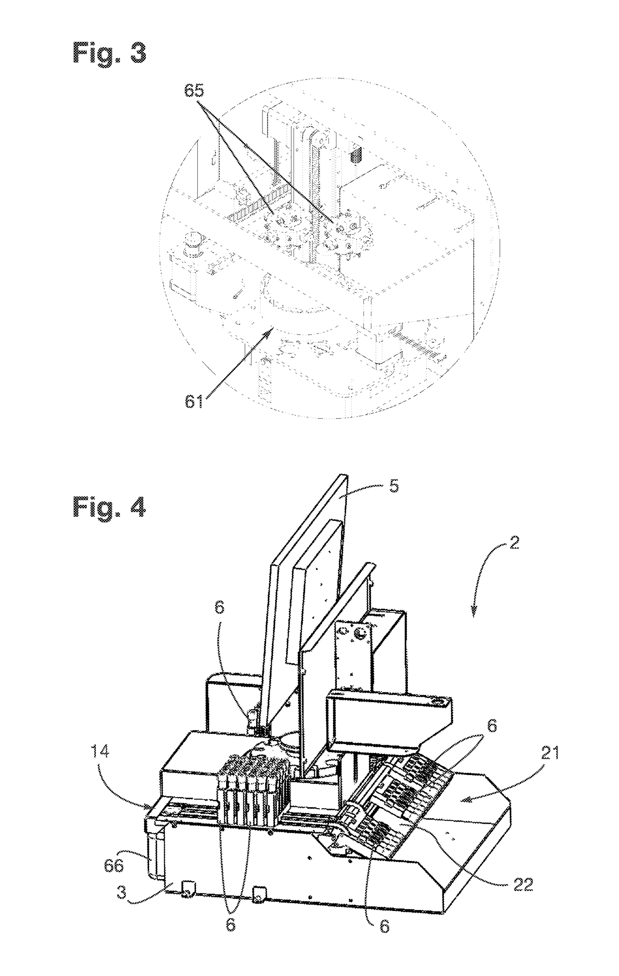 Analysis device for in vitro diagnostics