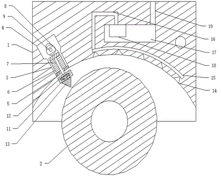 Automobile tire cleaning and temperature lowering device