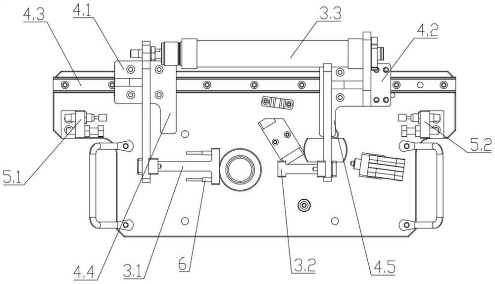 Pressure shell and intermediate body full-automatic locating and assembling tool